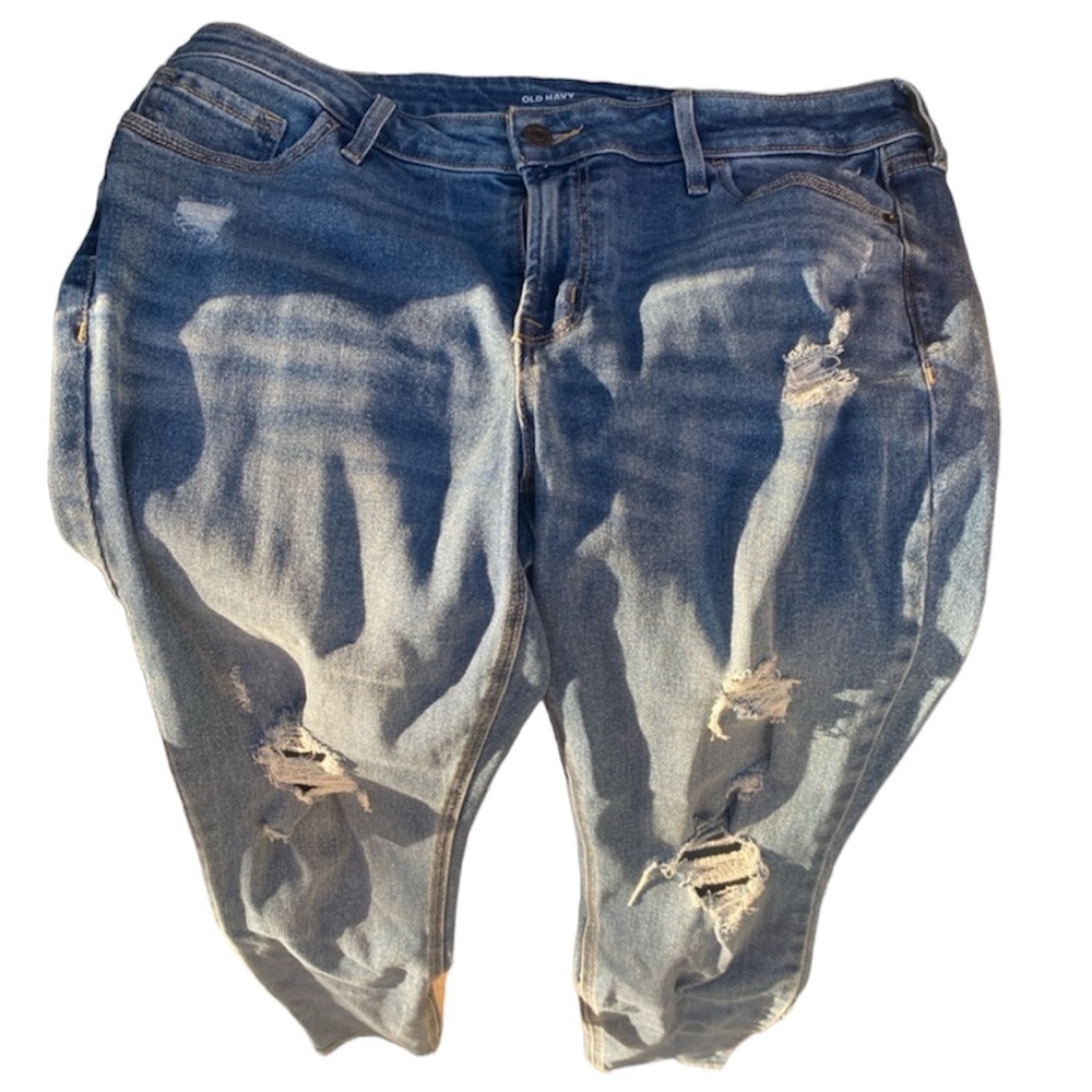 Old navy mid rise rockstar super skinny jeans